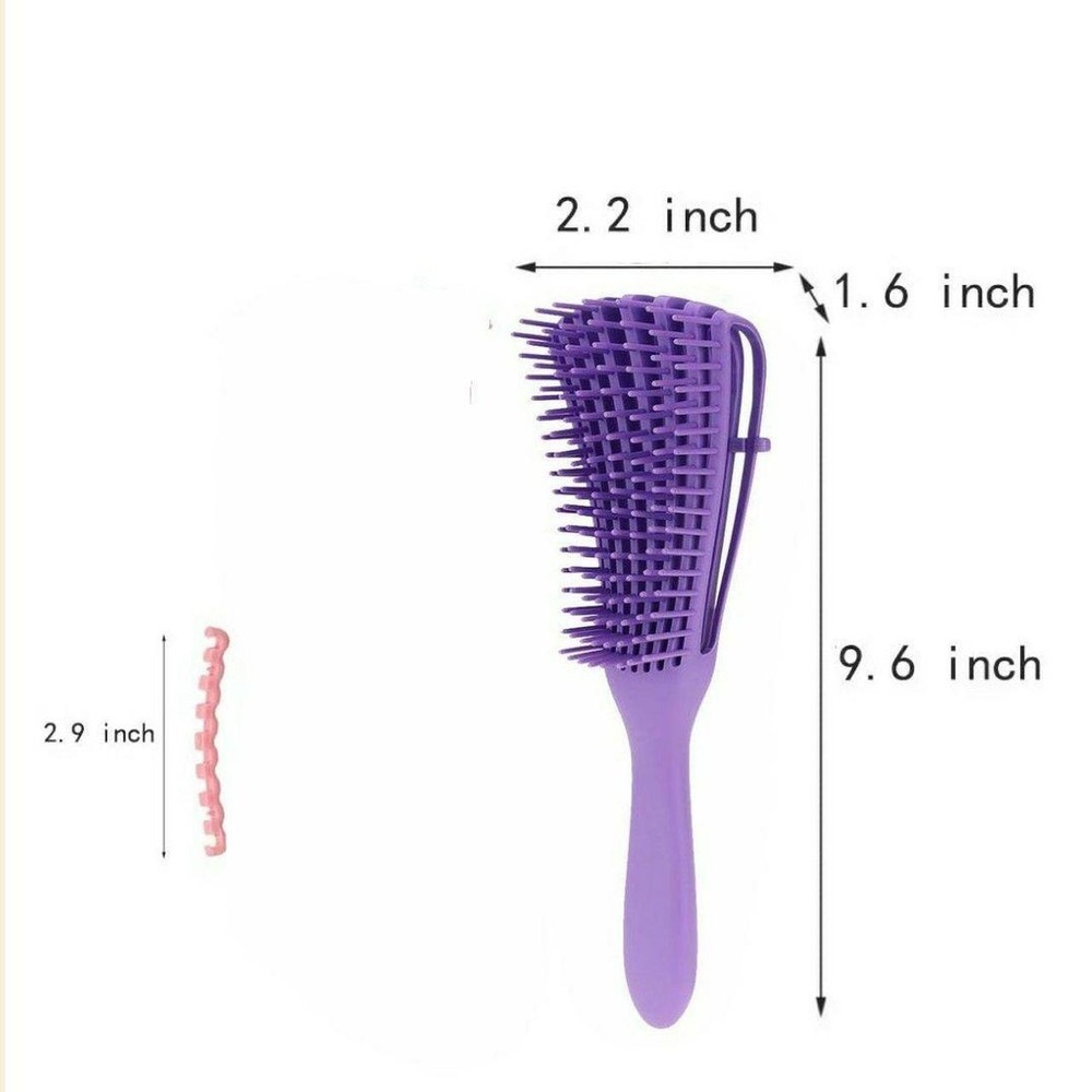 EZ Hair Detangler Shampoo Brush Comb Salon - Picture 2 of 7